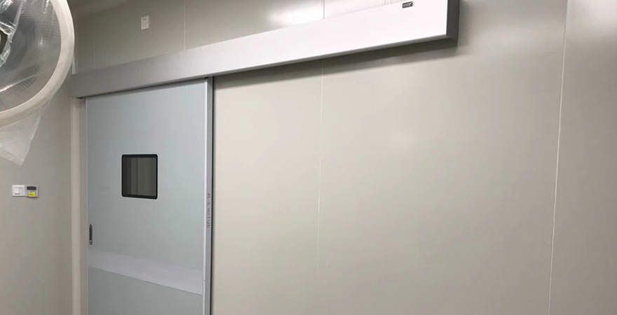 贵阳钢质净化门中字铝嵌入式安装|净化门效果